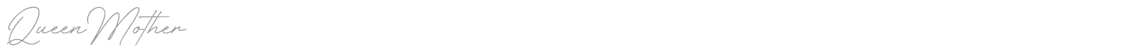 Queen Mother font preview
